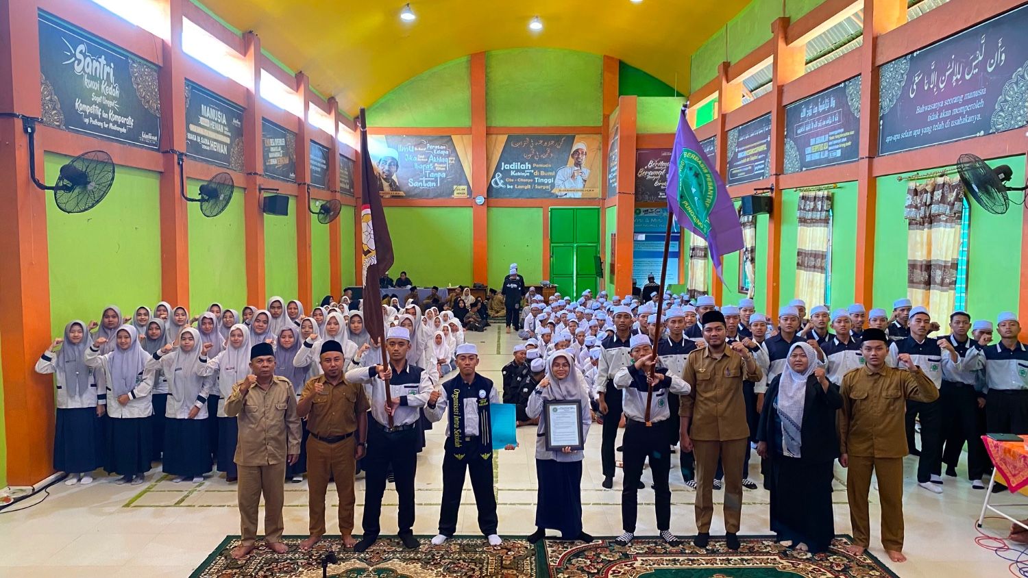 Tongkat Estafet Organisasi Berlanjut, Pengurus OSIS SMK UBP Nurul Islam Masa Khidmat 2026/2027 Resmi Dilantik