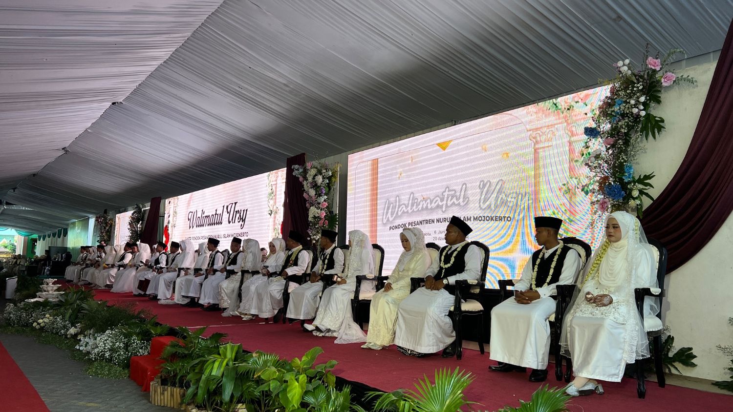 Khidmat, Walimatul Ursy 14 Pasangan Santri Nuris Dihadiri Rais Aam