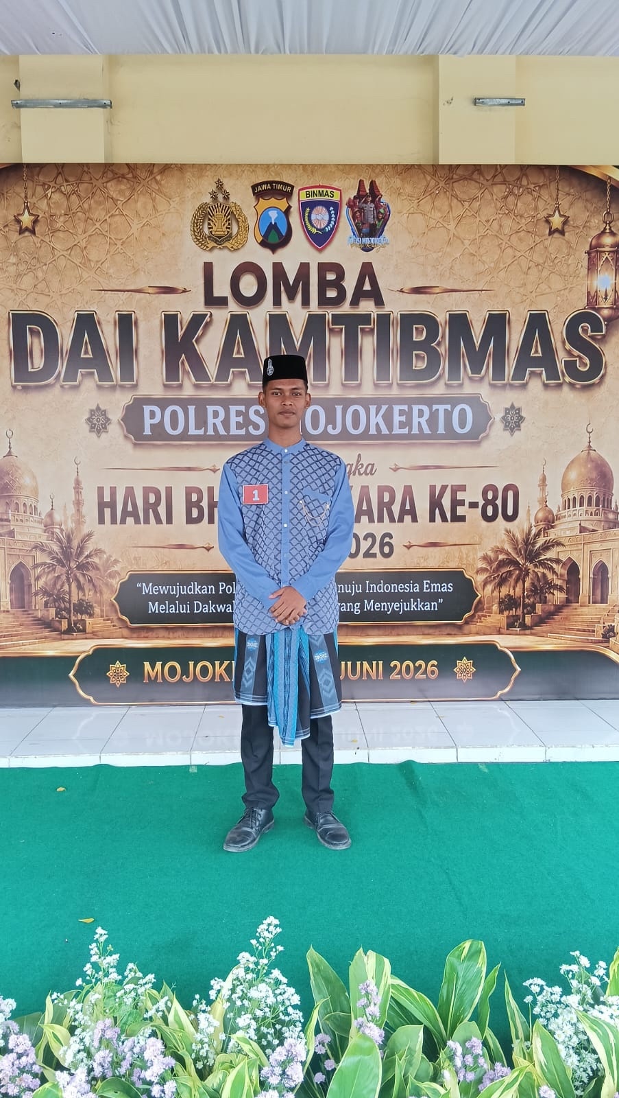 Keren! Santri MA Nurul Islam Sabet Juara III Lomba Dai Kamtibmas Polres Mojokerto